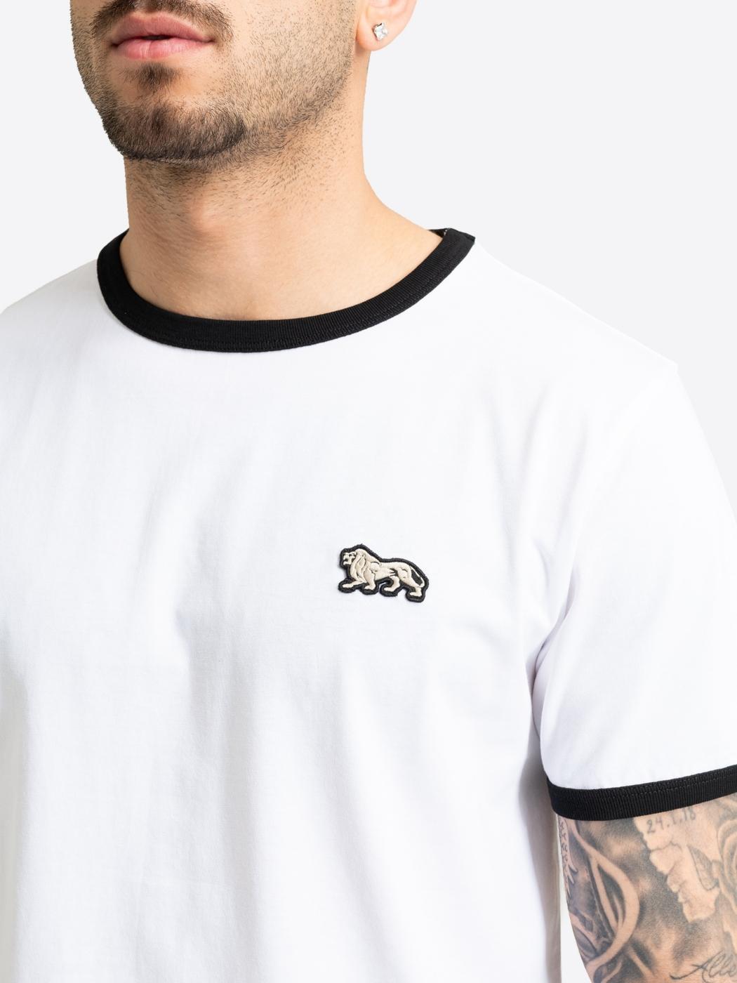 Camiseta LONSDALE SEWARDSTONE - White/Black