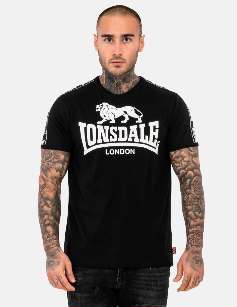 Camiseta LONSDALE STOUR - Black/White