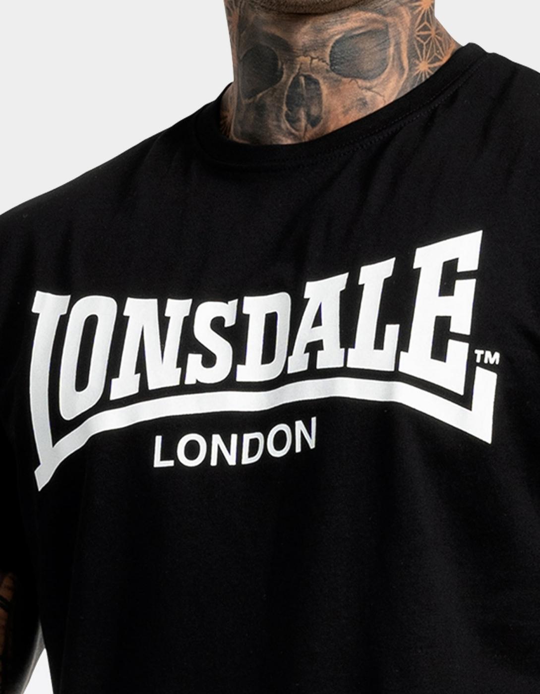 Camiseta LONSDALE SUSSEX LOGO- Black/White