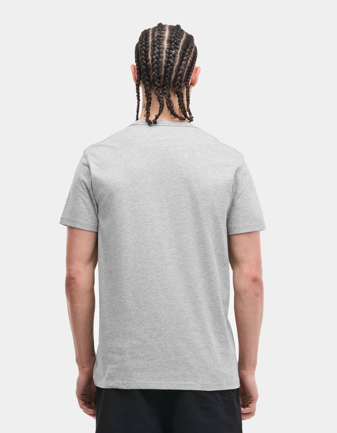 Camiseta LONSDALE TWO TONE - Marl Grey/Navy/Red