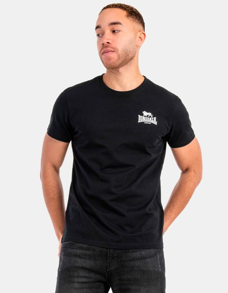Camiseta LONSDALE WHITENESS - Black/White