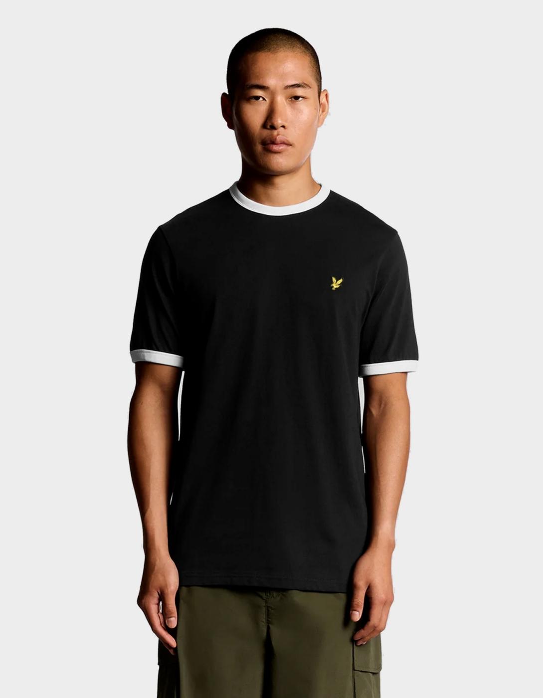 Camiseta LYLE & SCOTT TS2201V - Jet Black/White