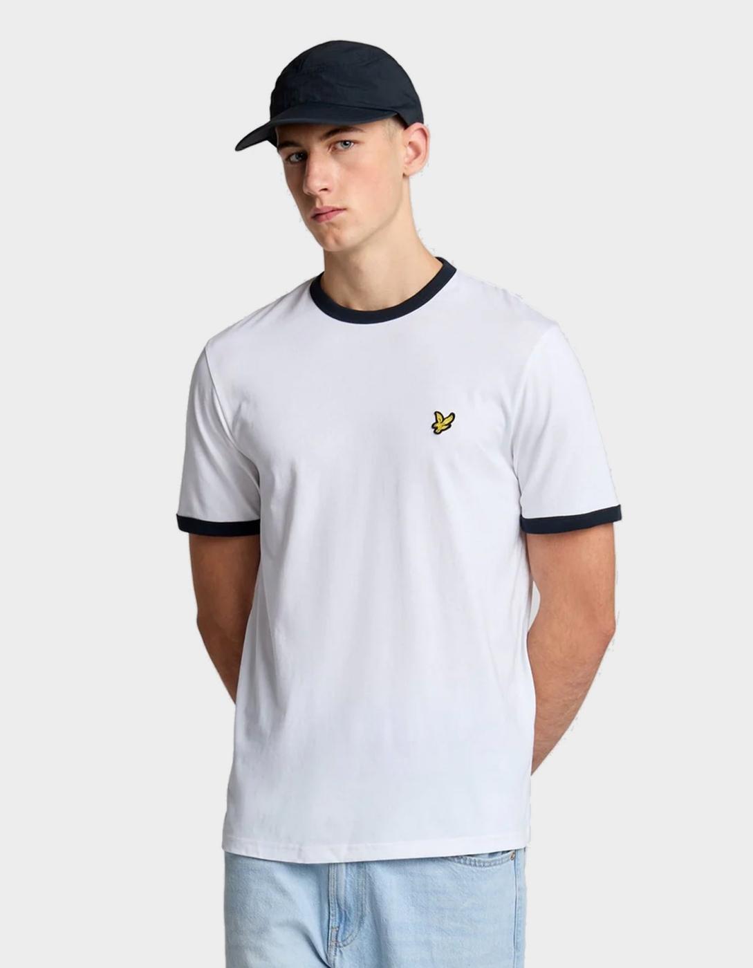 Camiseta LYLE & SCOTT TS2201V - White/Dark Navy