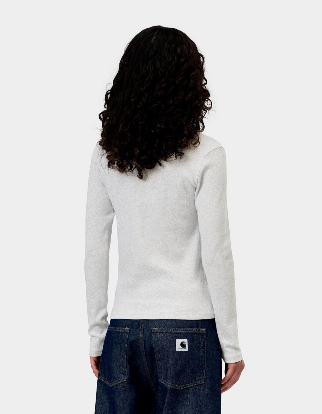 Camiseta Manga Larga CARHARTT WIP W' PHILIPA - Ash Heather