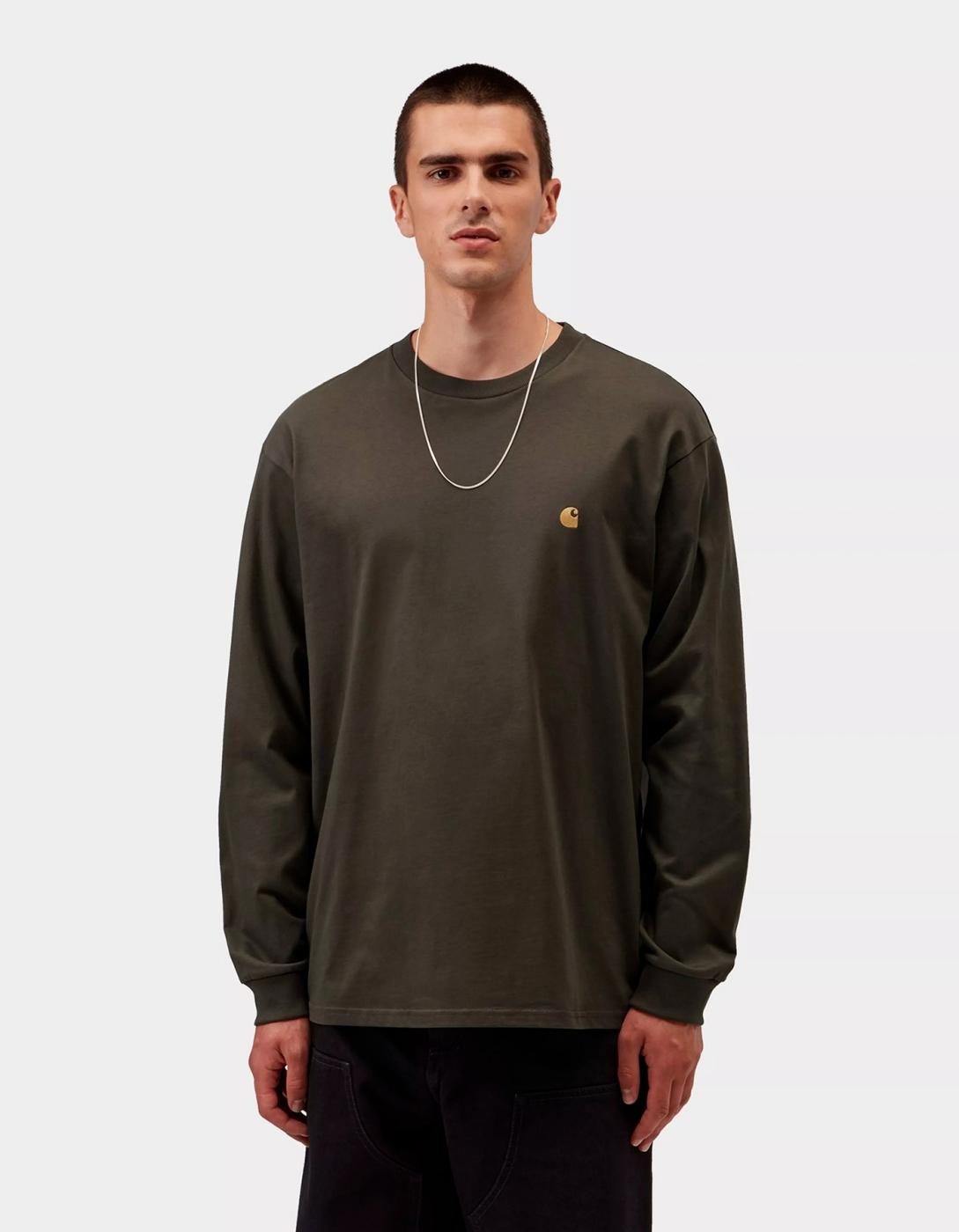 Camiseta Manga Larga CHASE - Shungite / Gold