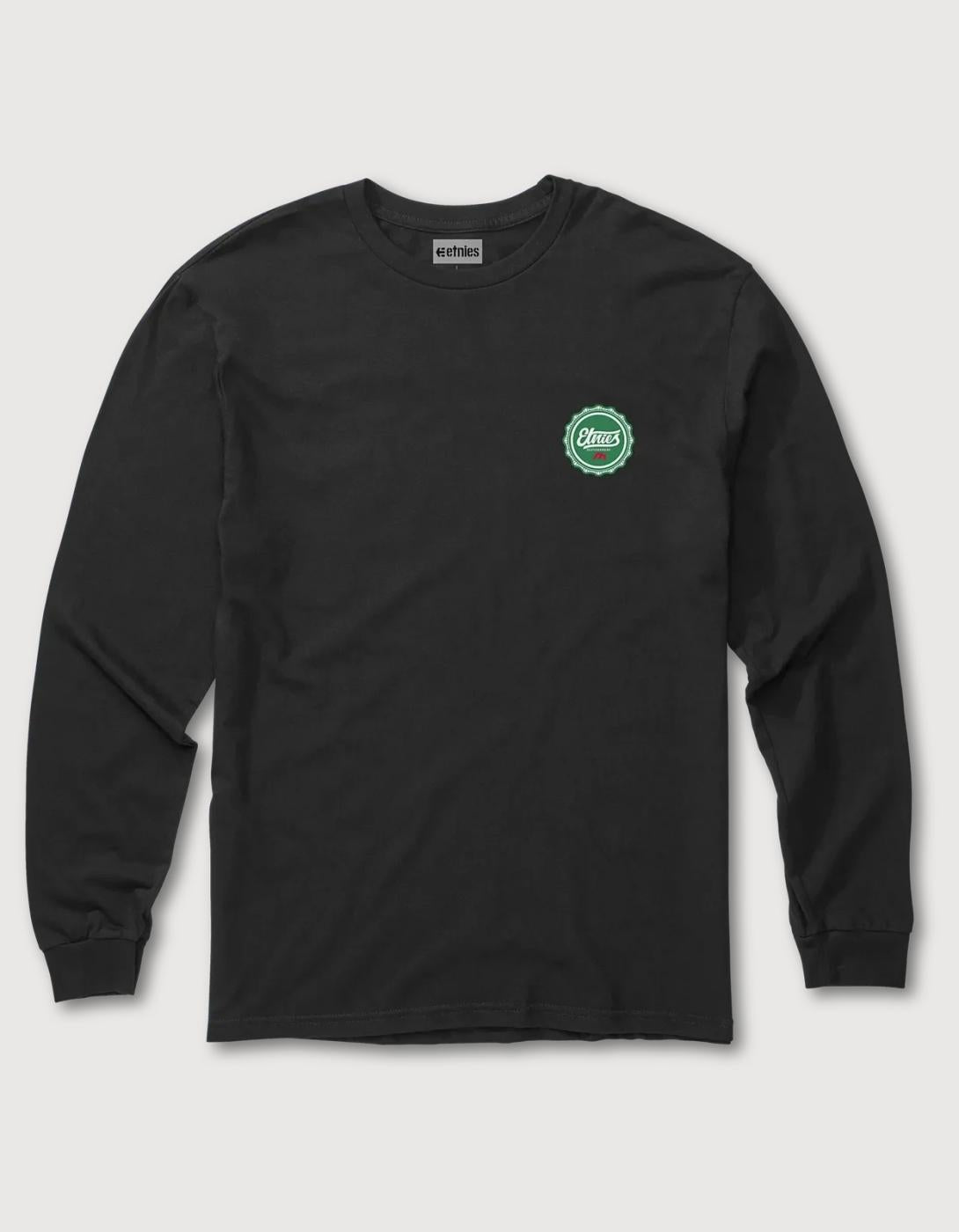 Camiseta Manga Larga ETNIES BOTTLE CAP - Black