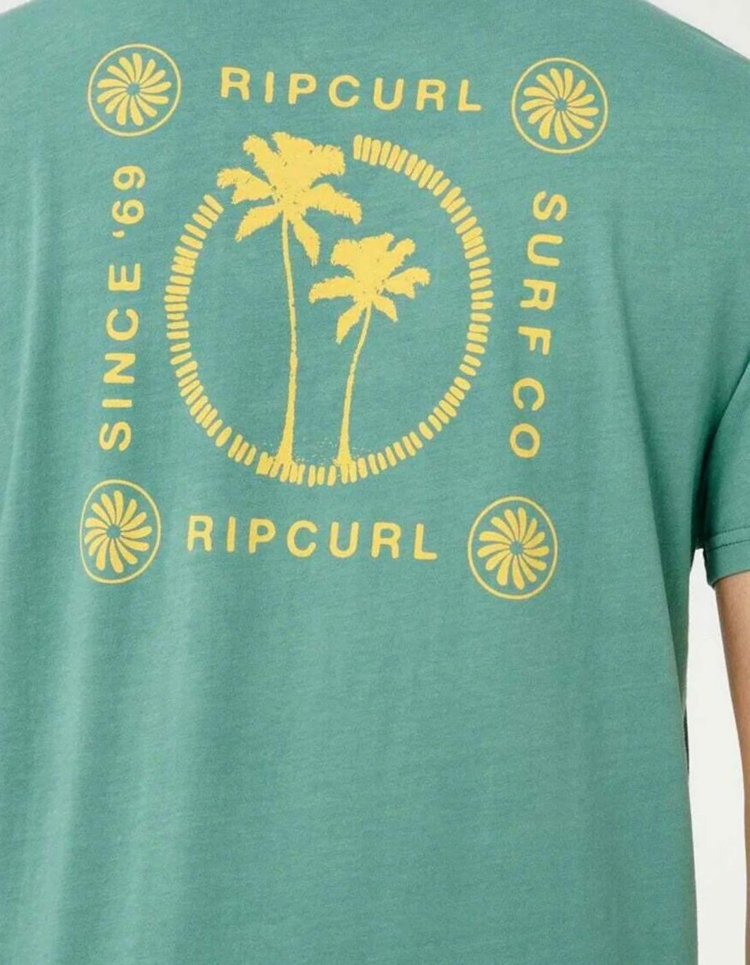 Camiseta MOD CALI TWO PALMS  - Blue Slate