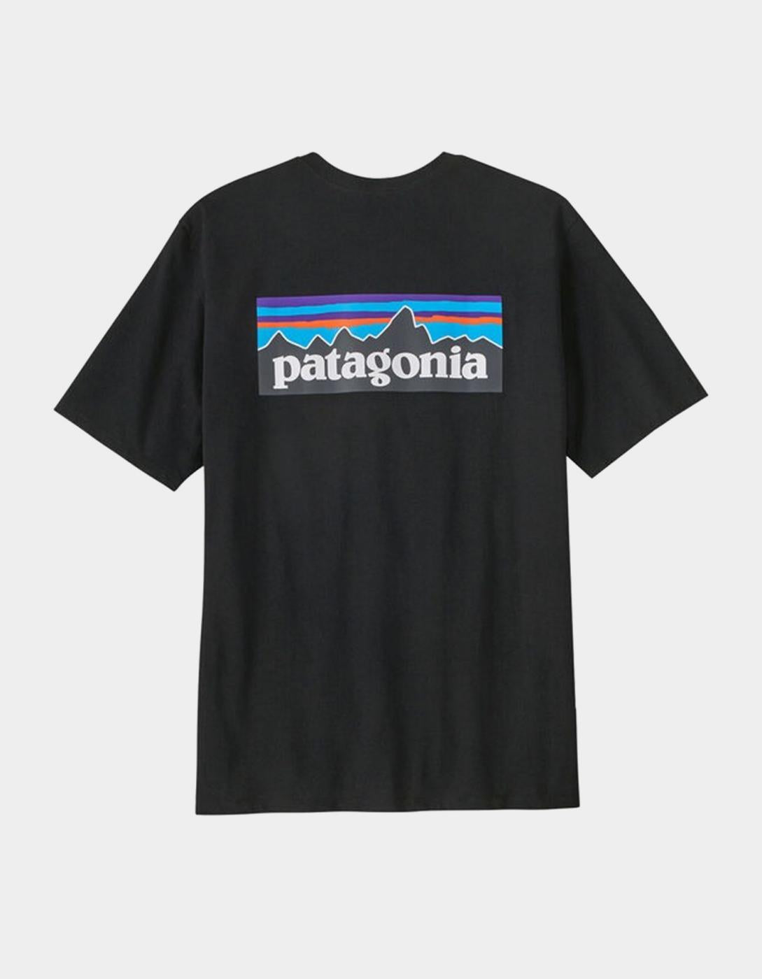 Camiseta PATAGONIA P-6 LOGO RESPONSIBILI - Black