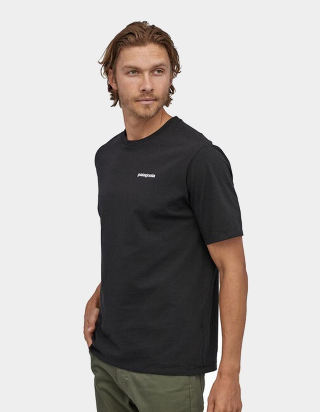 Camiseta PATAGONIA P-6 LOGO RESPONSIBILI - Black