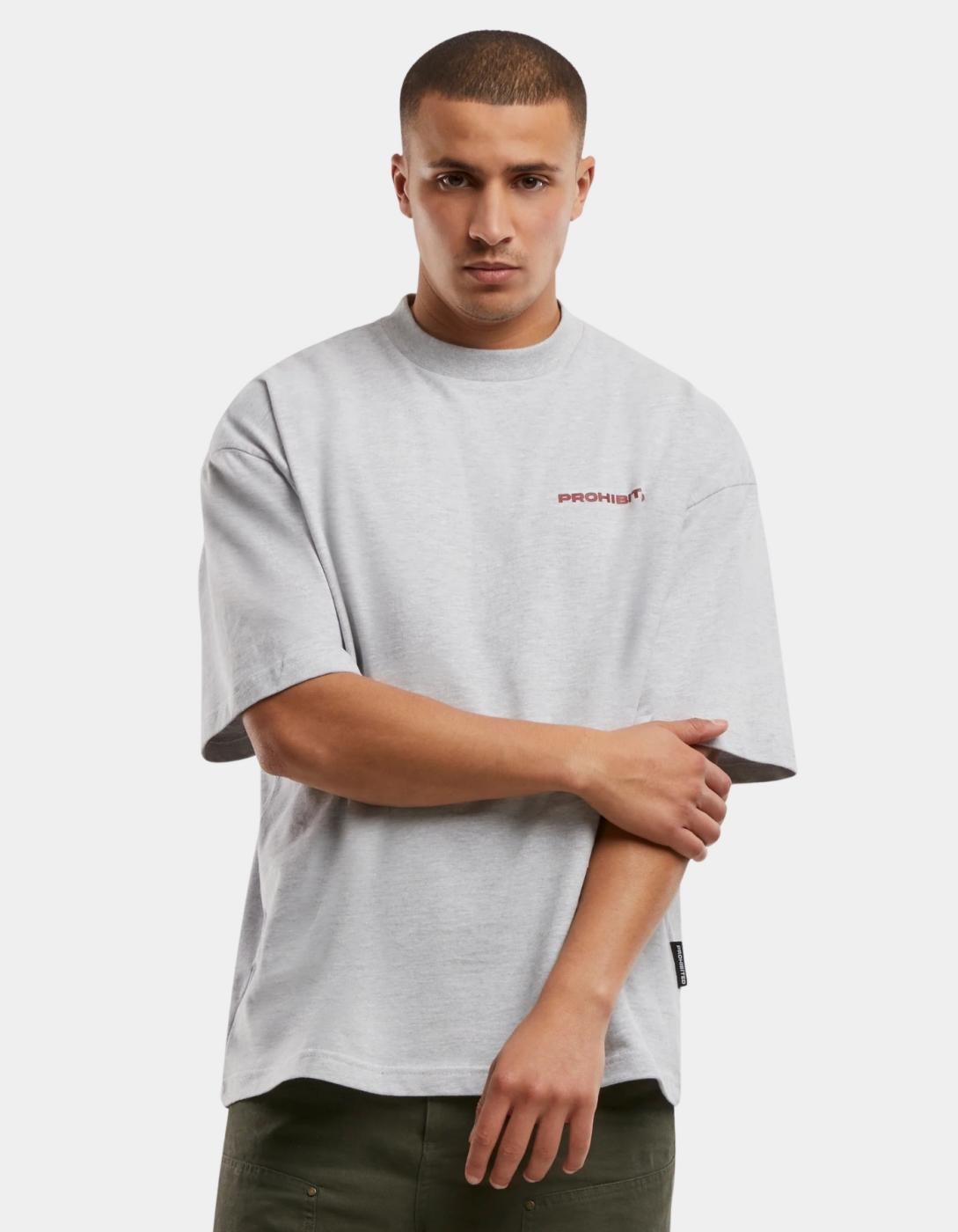 Camiseta PROHIBITED 10119 - Grey Melange