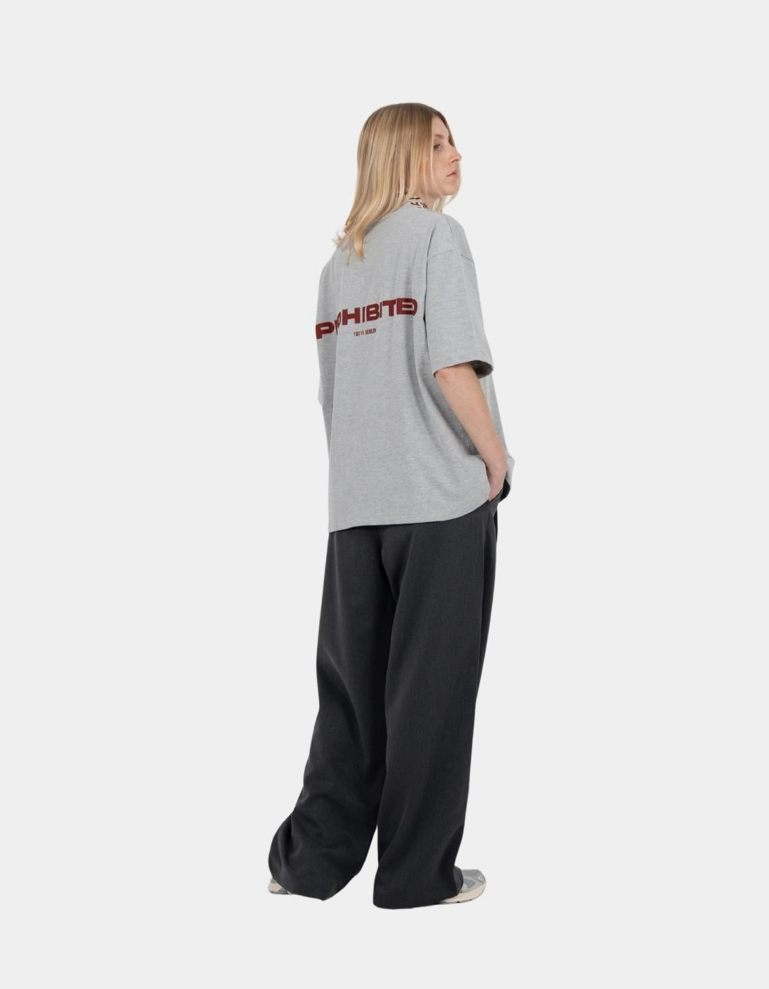 Camiseta PROHIBITED 10119 - Grey Melange