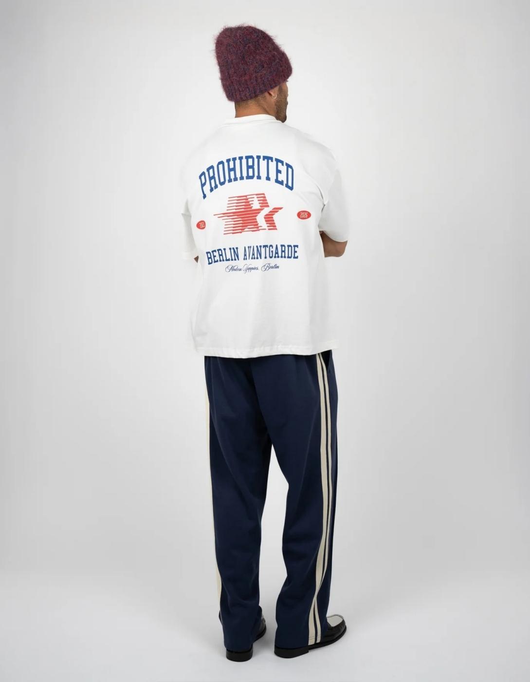 Camiseta PROHIBITED AVANTGARDE - Off White