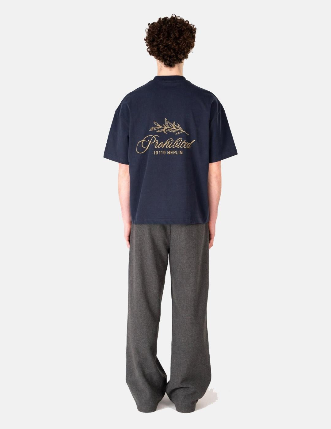 Camiseta PROHIBITED LEAF - Navy