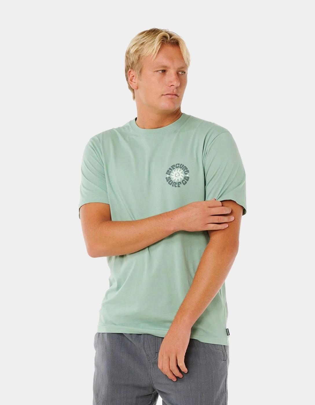 Camiseta RIP CURL PACIFIC RINSE CIRCLE - Aloe