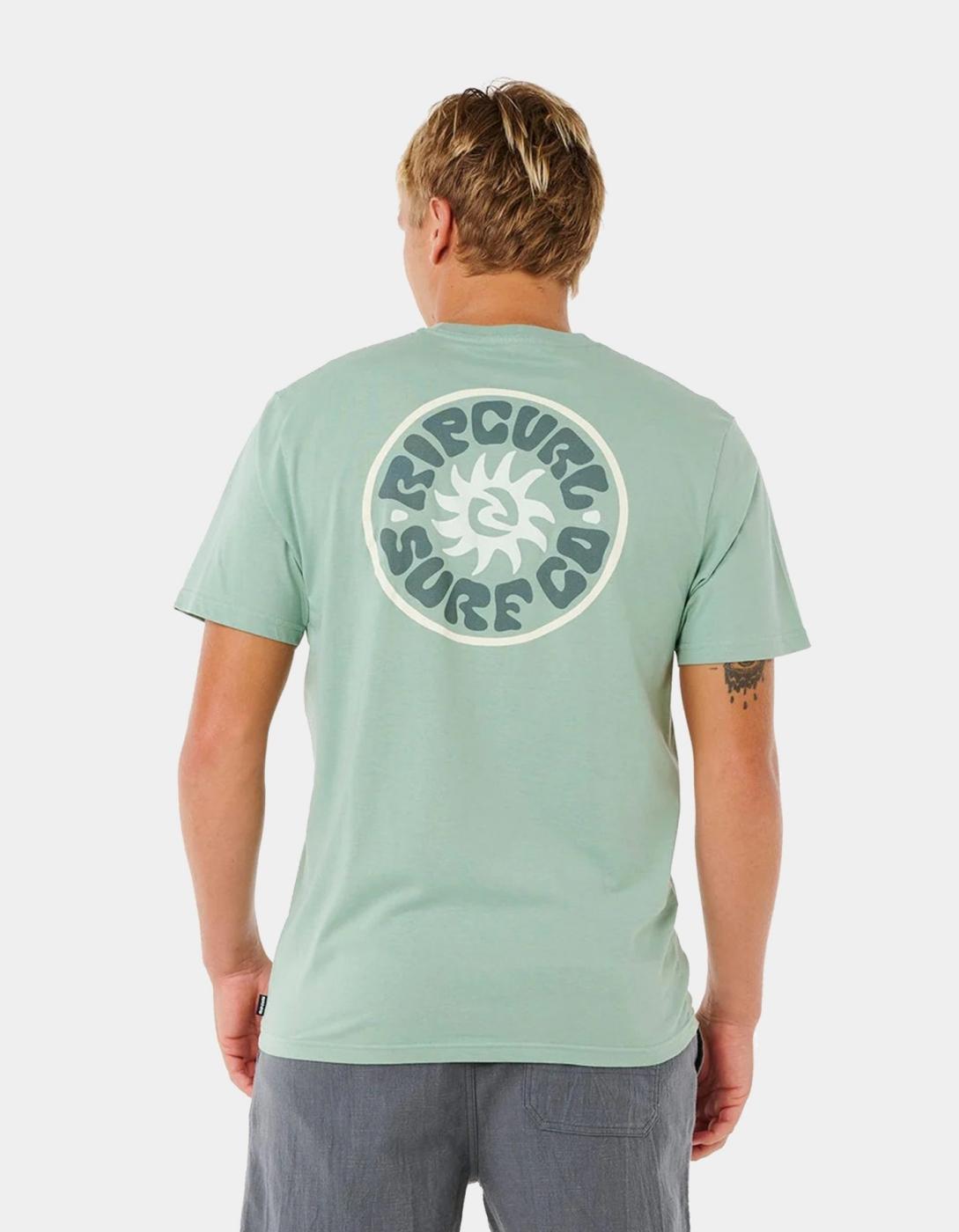 Camiseta RIP CURL PACIFIC RINSE CIRCLE - Aloe
