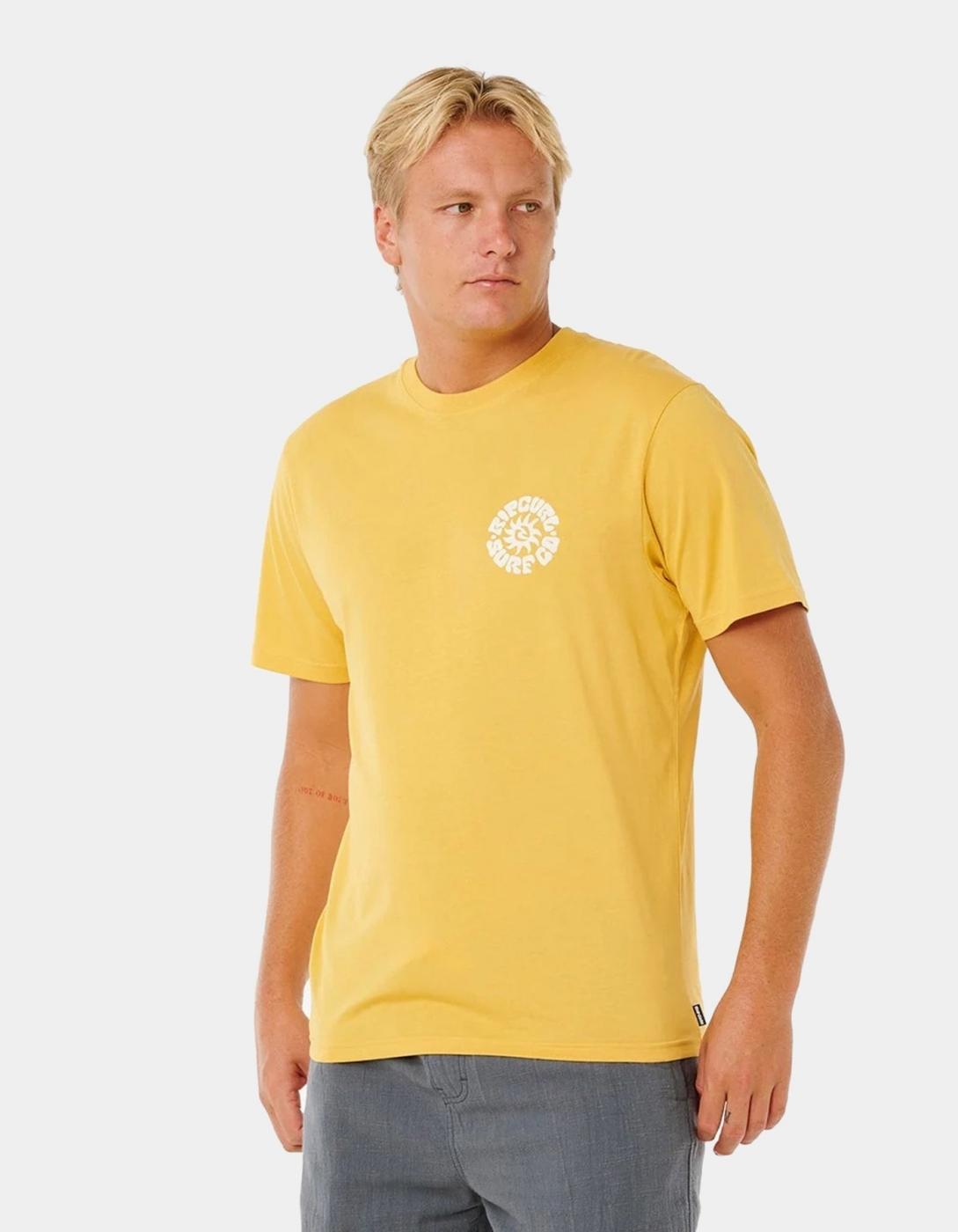 Camiseta RIP CURL PACIFIC RINSE CIRCLE - Ochre