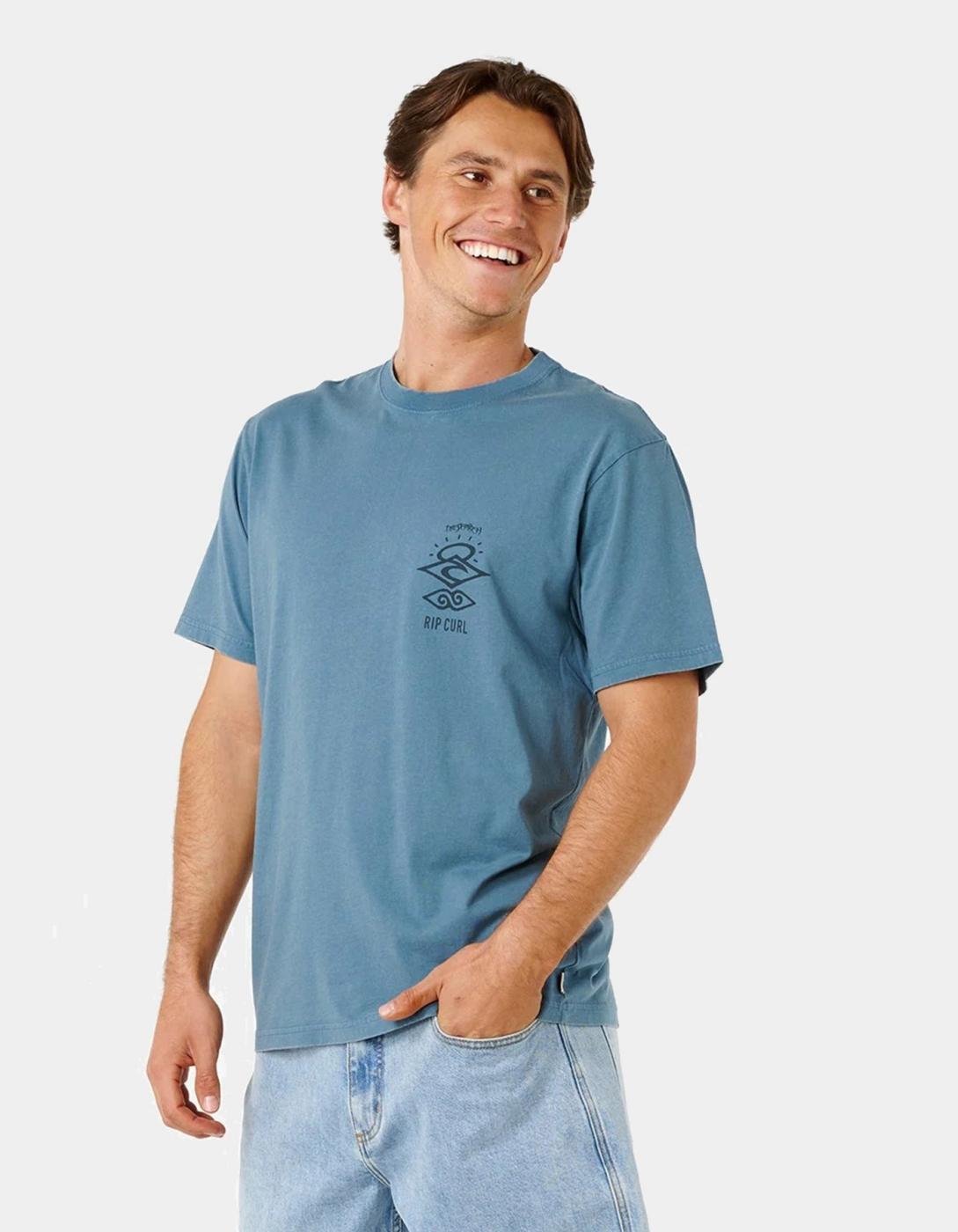 Camiseta RIP CURL SEARCH ICON - Bluefin