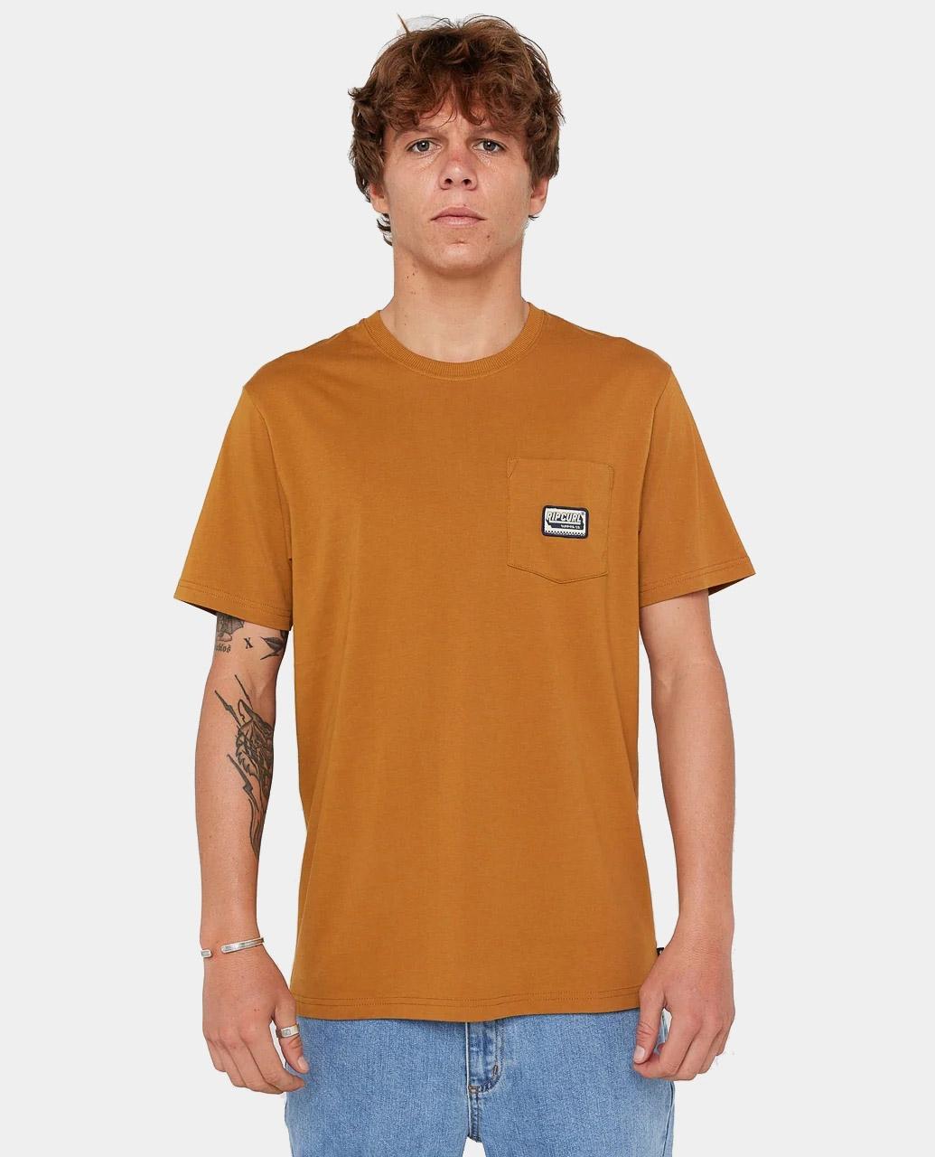 Camiseta RIP CURL SPORTLINE BADGE - Bronze