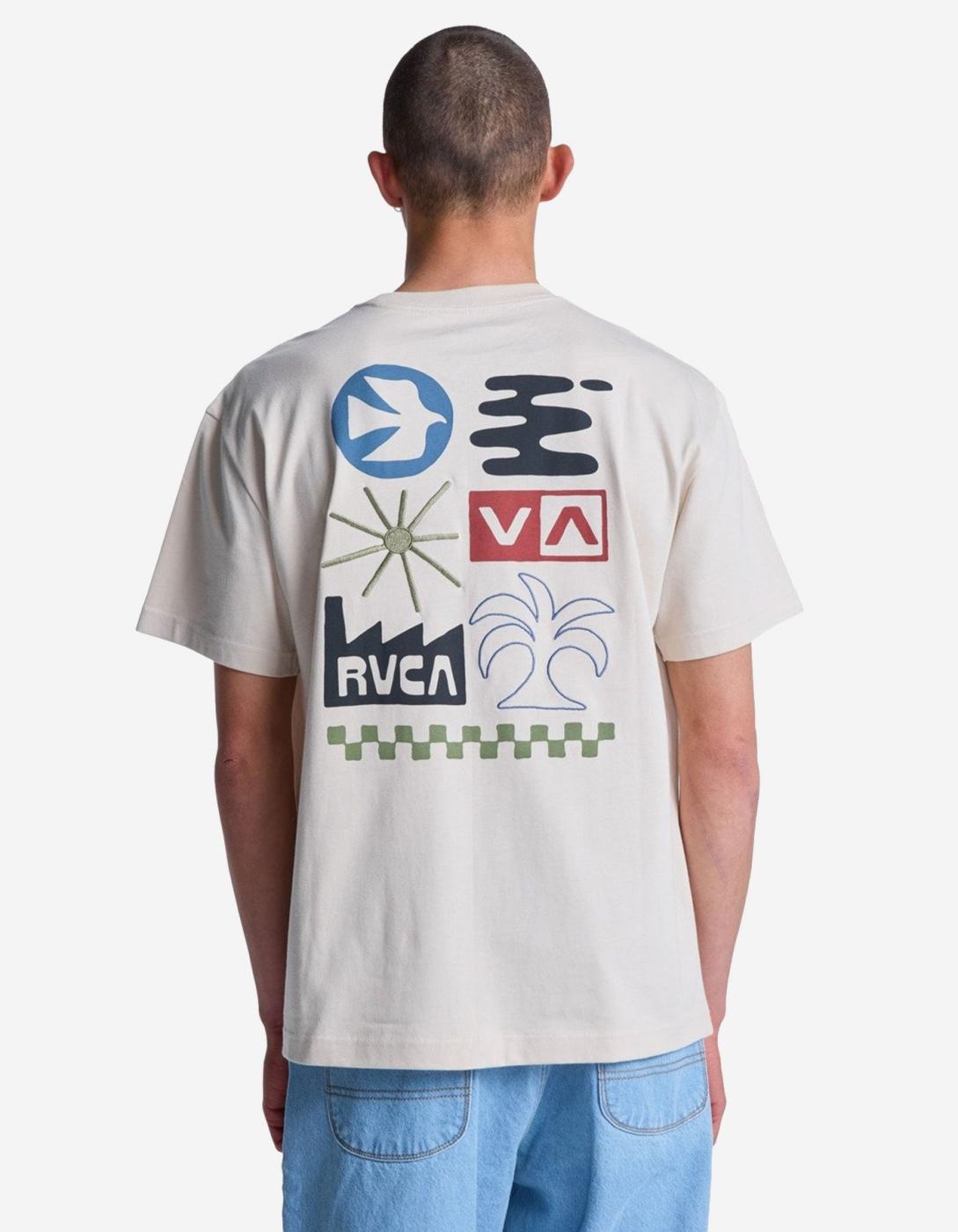 Camiseta RVCA MIRAGE - Moonbeam