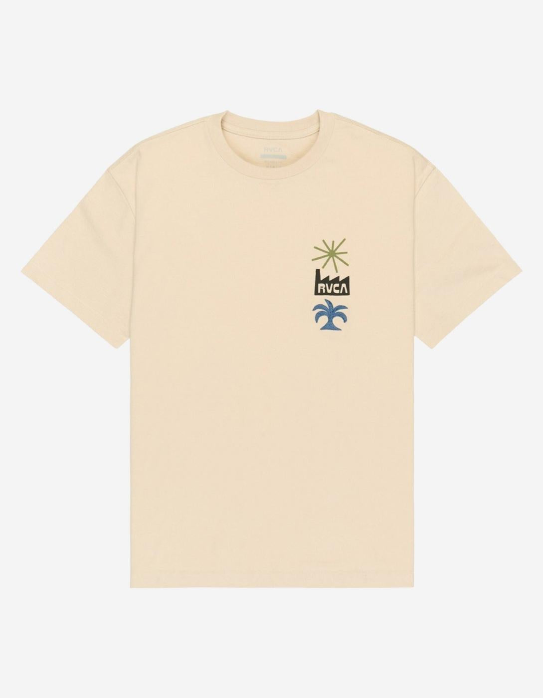Camiseta RVCA MIRAGE - Moonbeam