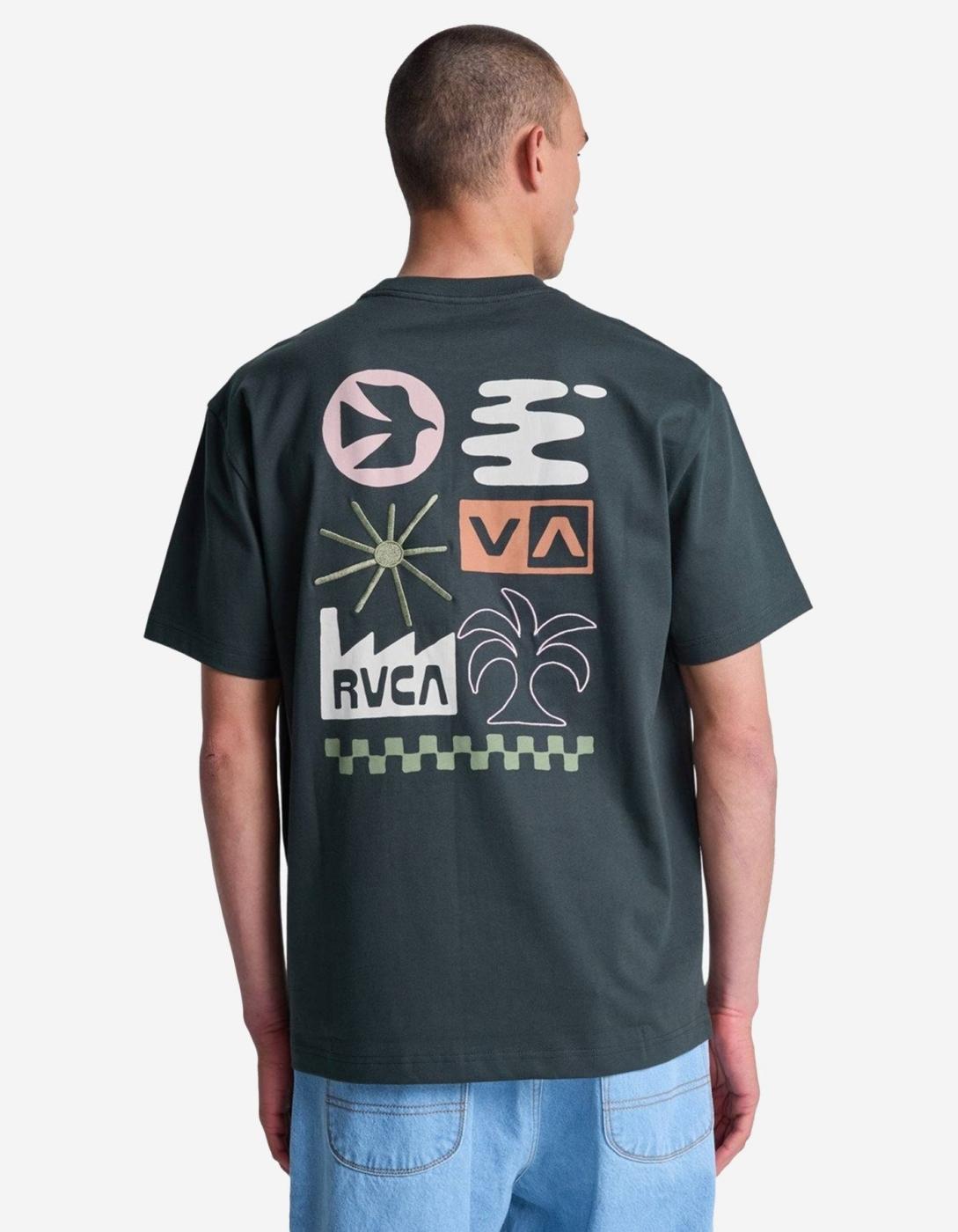 Camiseta RVCA MIRAGE - Pirate Black