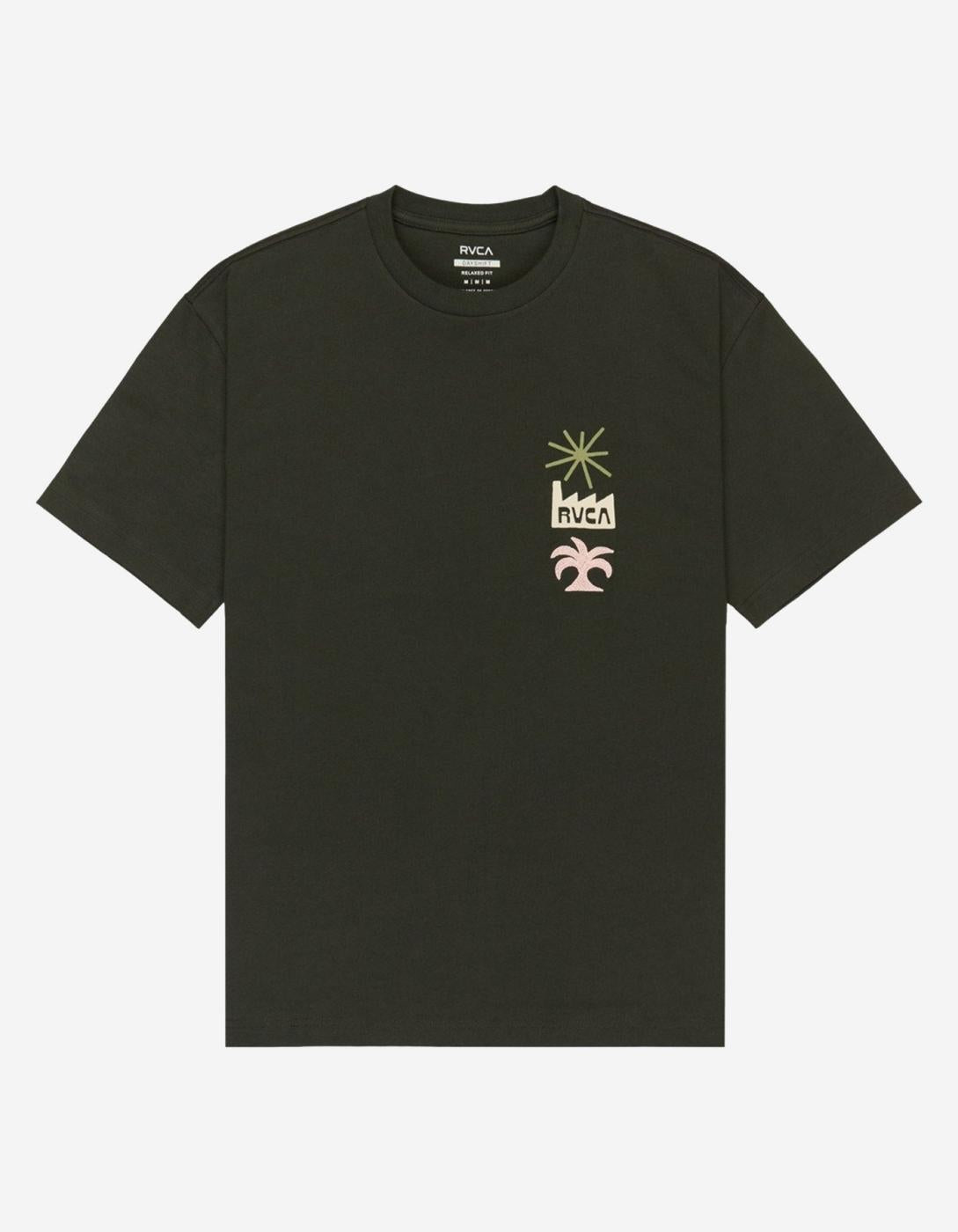 Camiseta RVCA MIRAGE - Pirate Black
