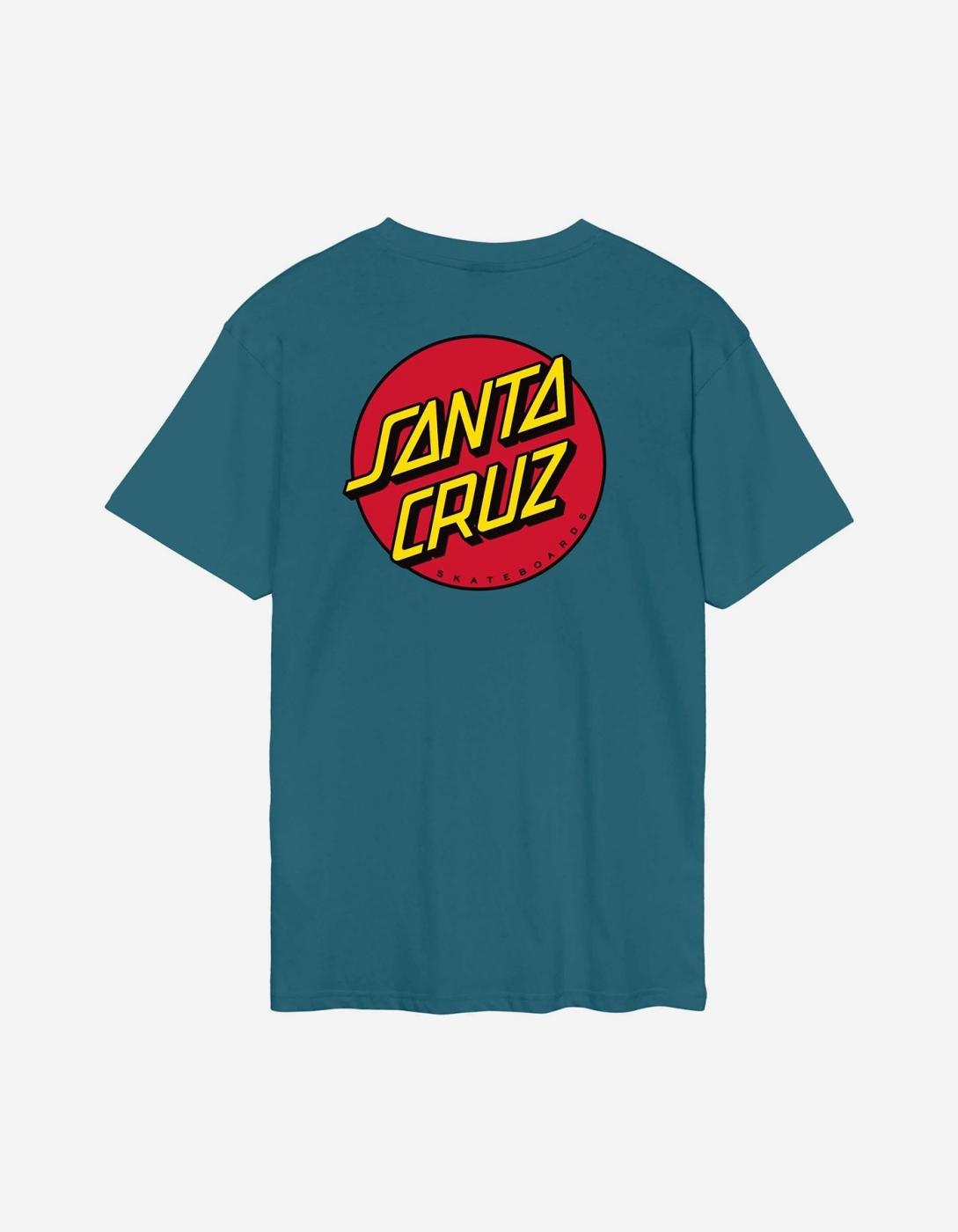 Camiseta SANTA CRUZ CLASSIC DOT CHEST - Teal
