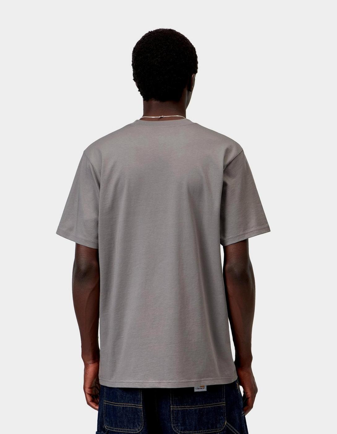 Camiseta SCRIPT CARHARTT WIP - Shady Grey / Dark Navy