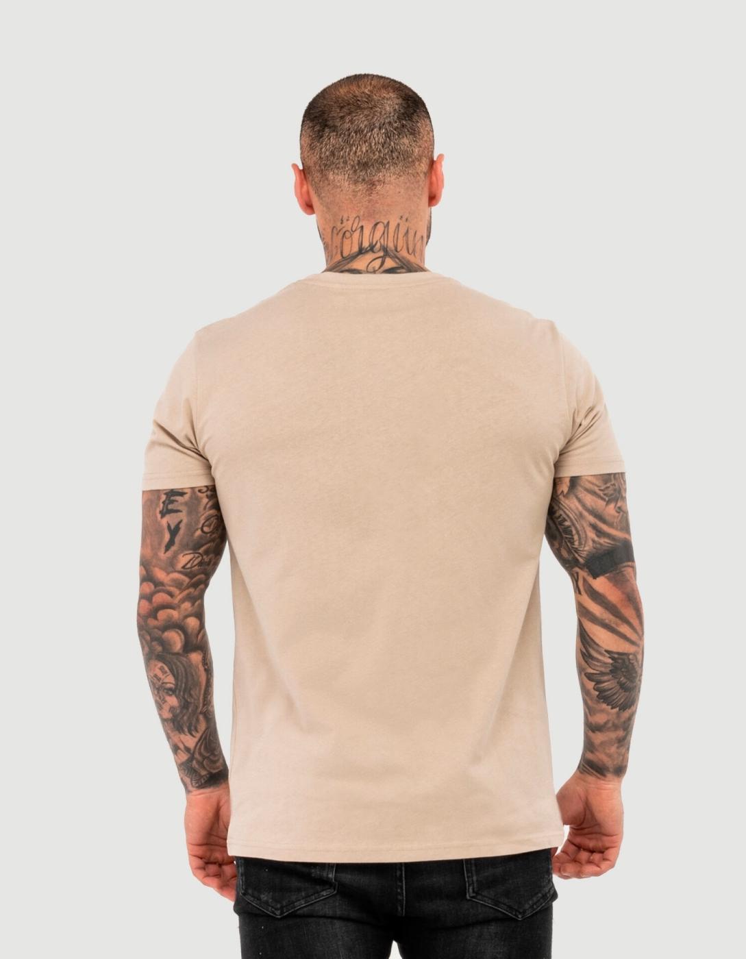 Camiseta ST. ERNEY - Sand/White