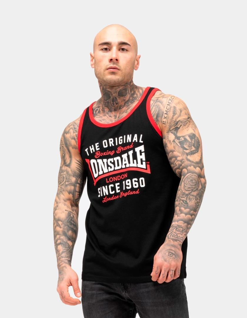 Camiseta Tirantes ANDOVER - Black/Red/White