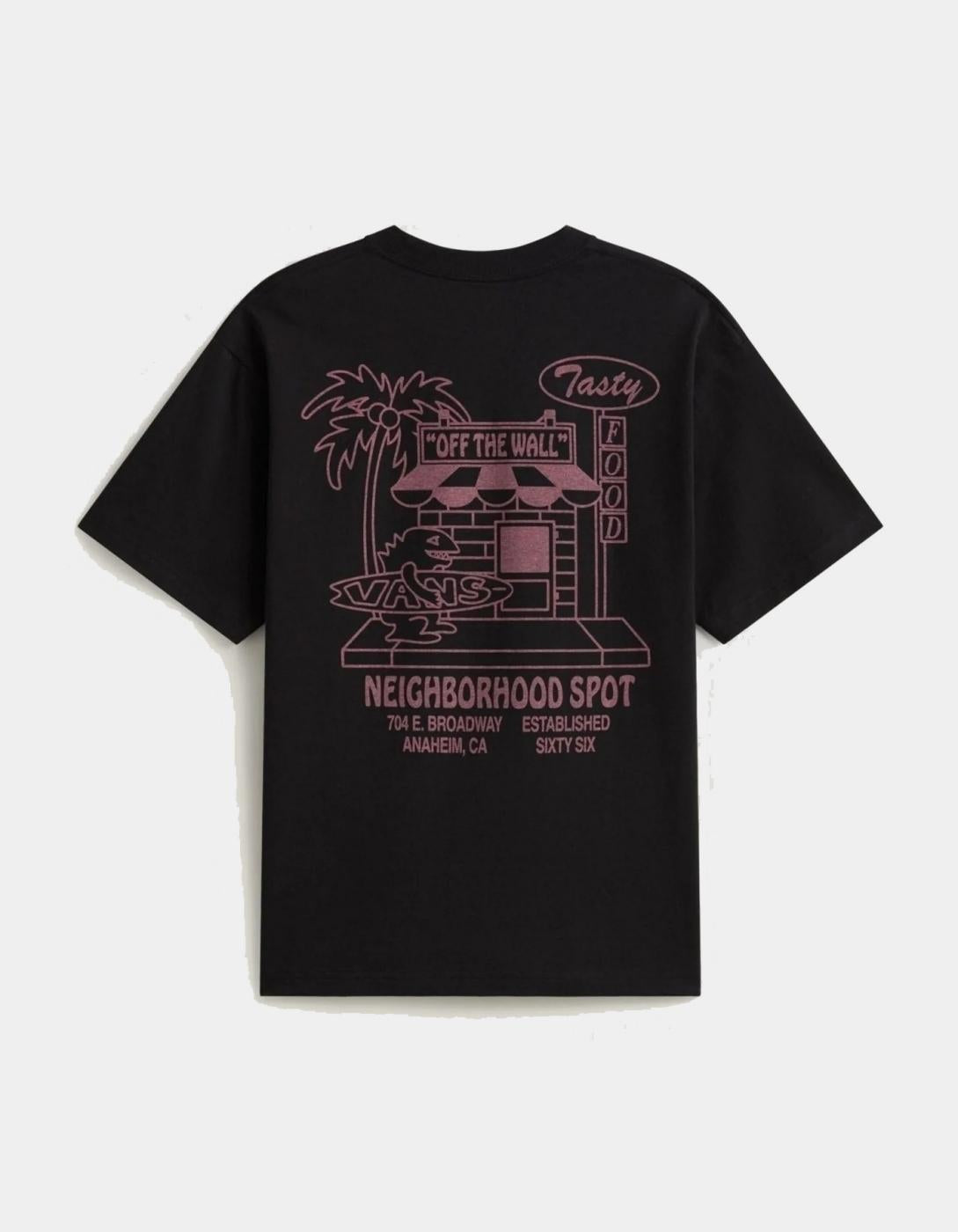 Camiseta VANS FOOD SPOT - Black