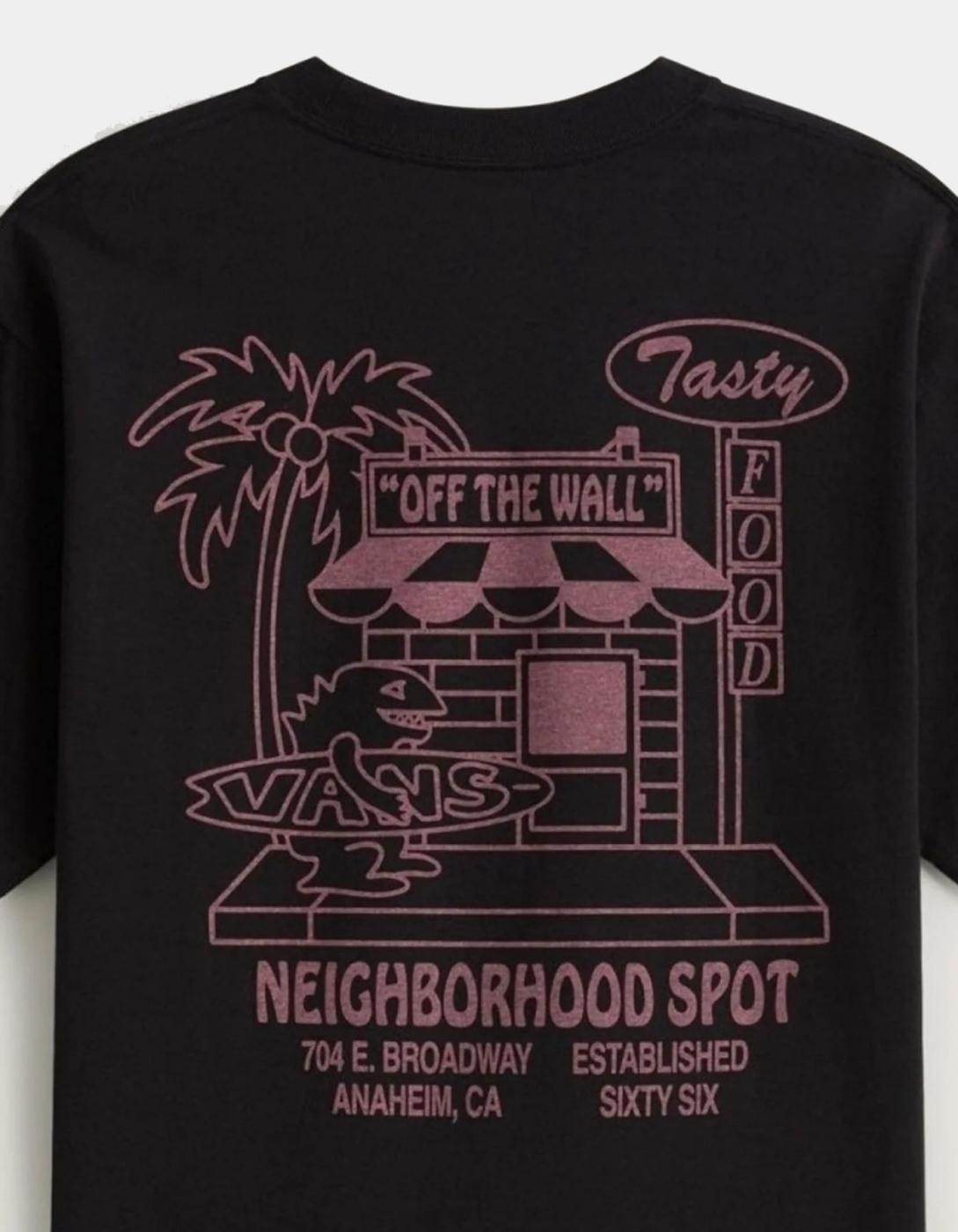 Camiseta VANS FOOD SPOT - Black
