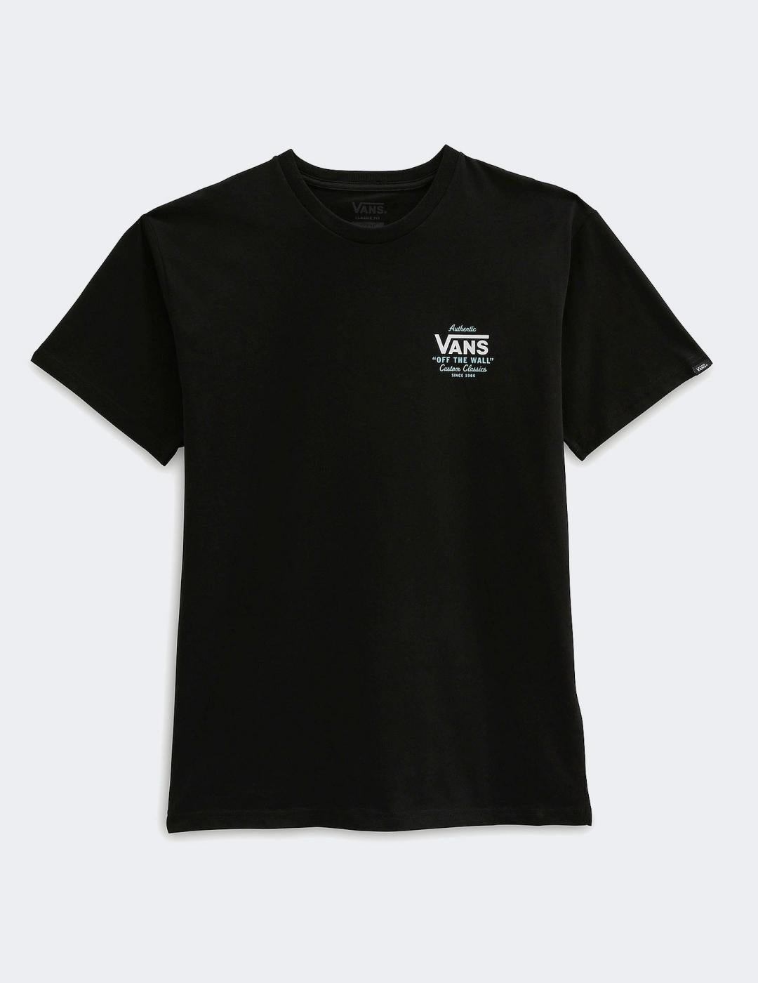 Camiseta VANS HOLDER ST CLASSIC - Black/Aquatic/White