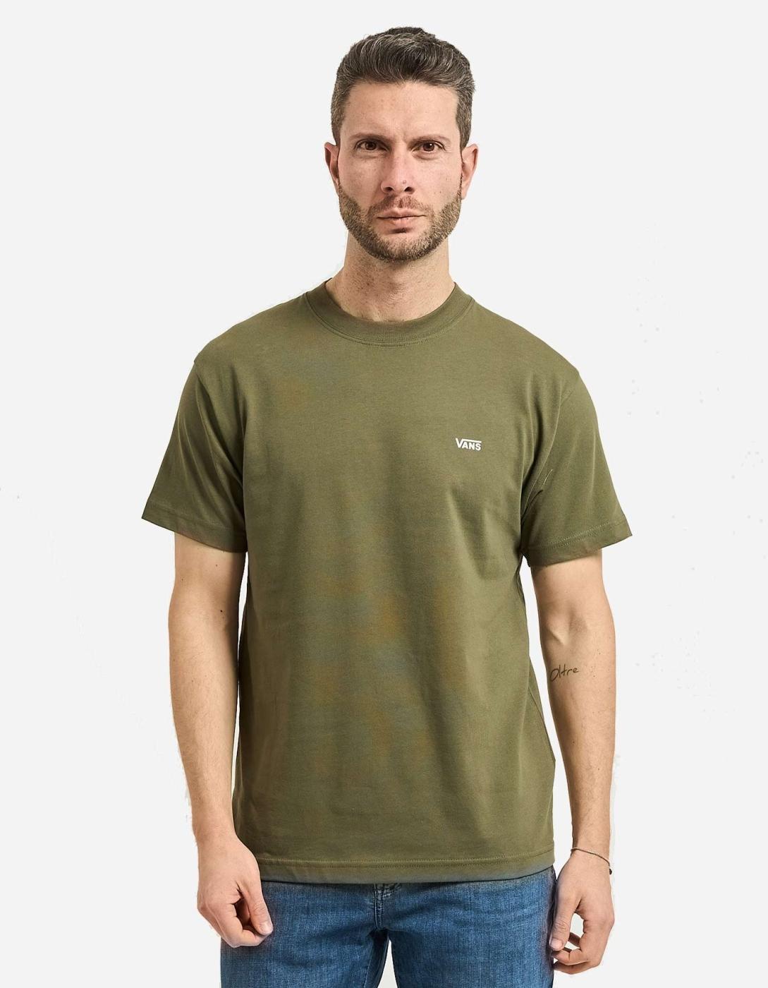 Camiseta VANS LEFT CHEST  - Mossy Olive