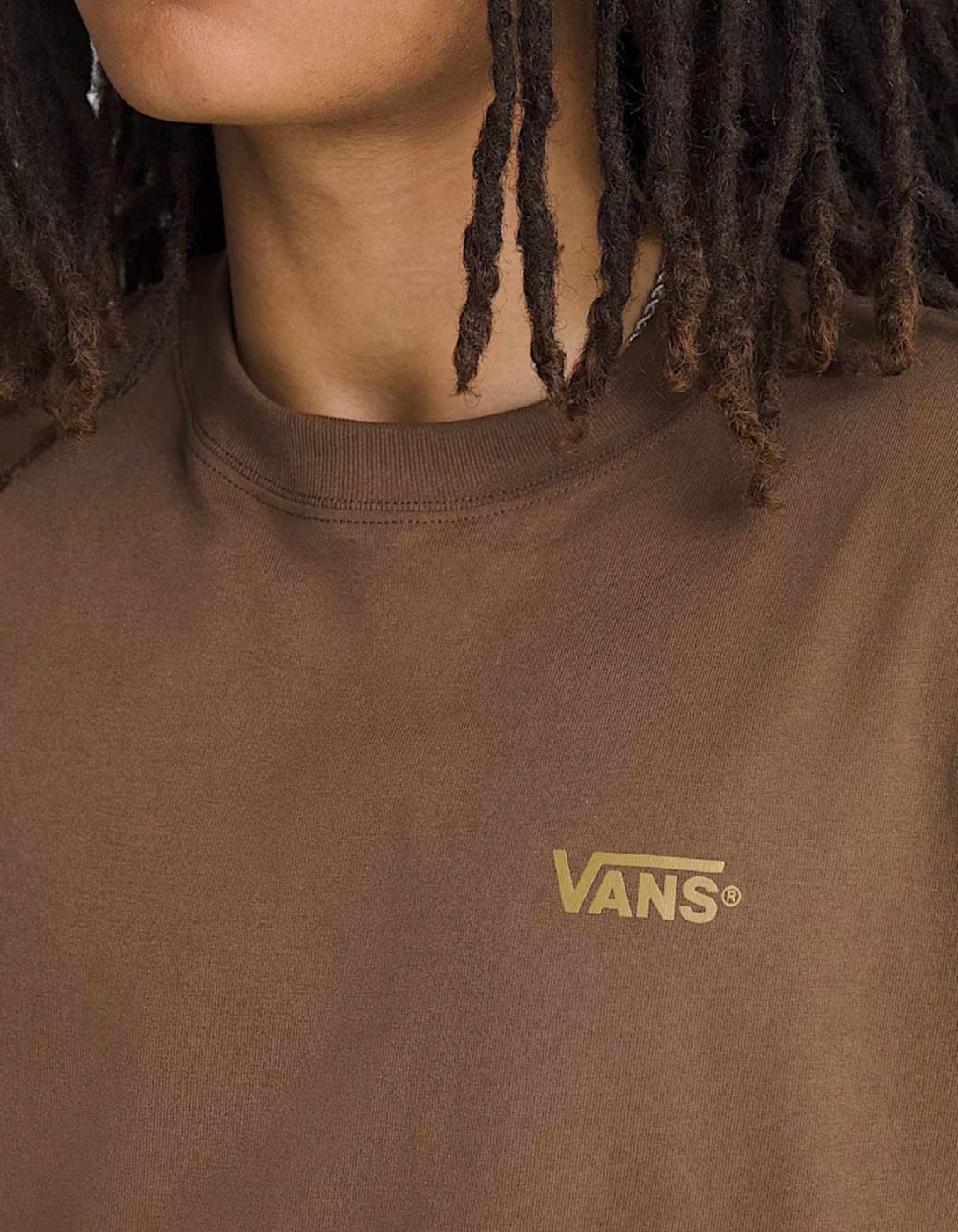 Camiseta VANS NEW LEFT CHEST - Vintage Cocoa