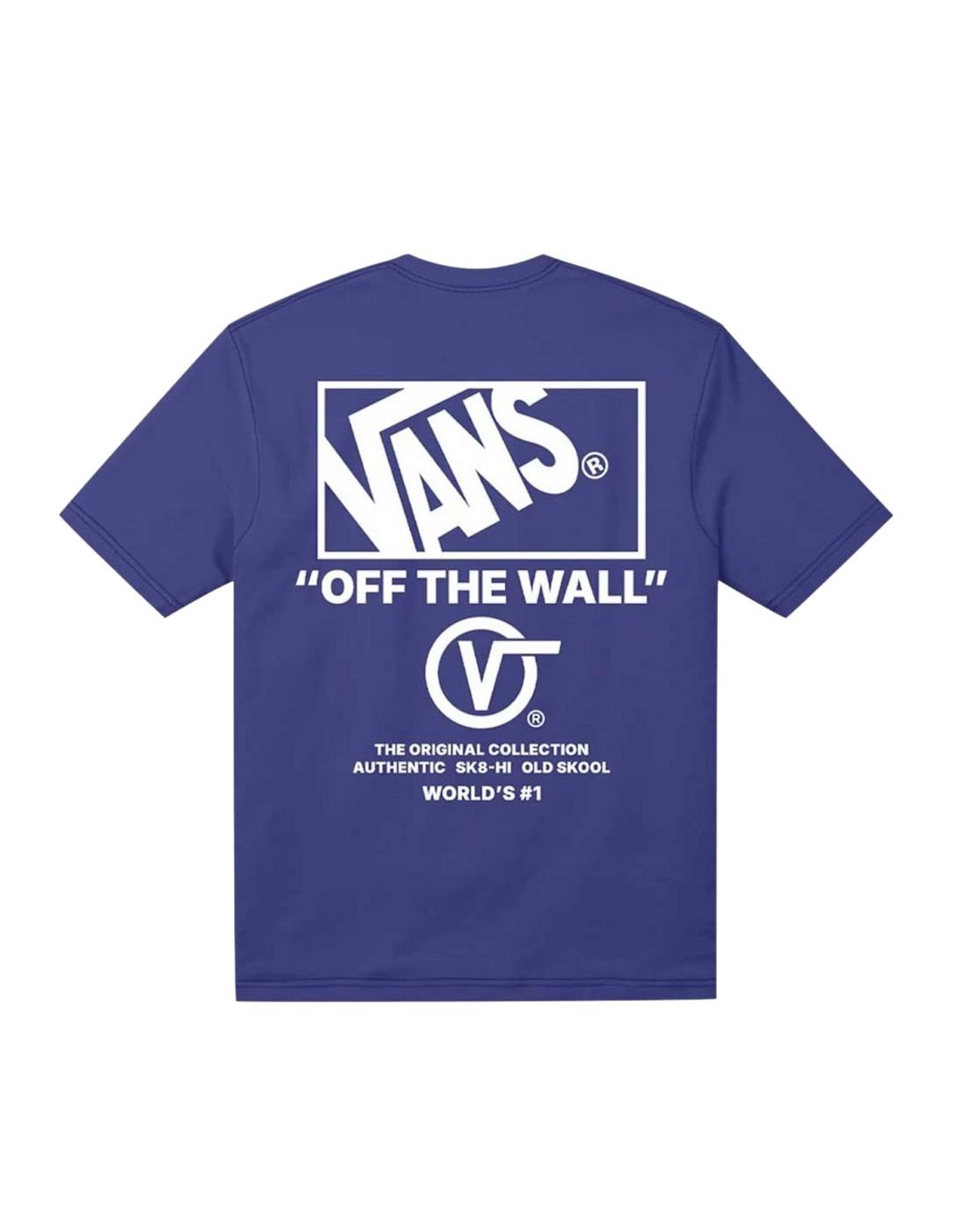 Camiseta VANS STACKED HI - Royal Cobalt