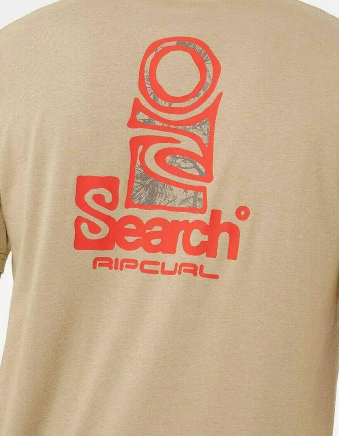 Camiseta VAPORCOOL SEARCH STACK  - Sand Dune