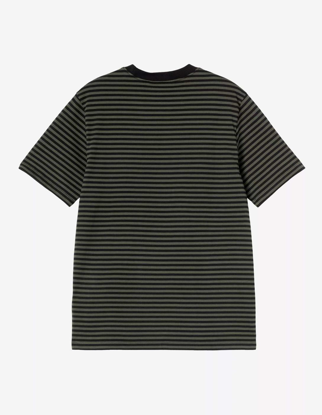 Camiseta  VERNER POCKET - Black / Opuntia