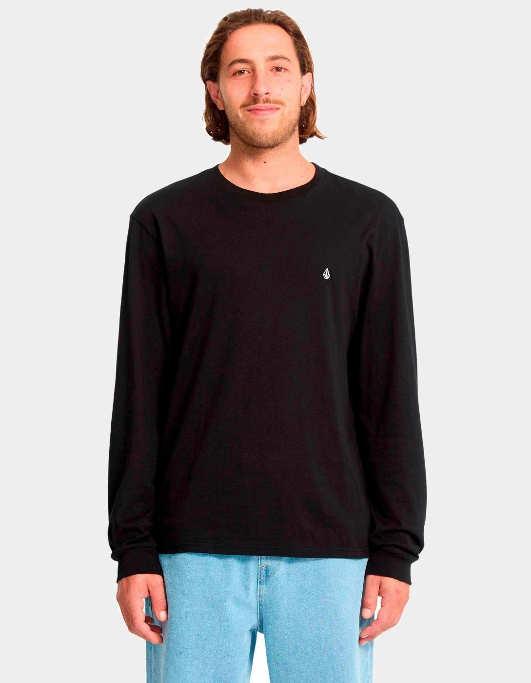 Camiseta VOLCOM Manga Larga STONE BLANKS - Black