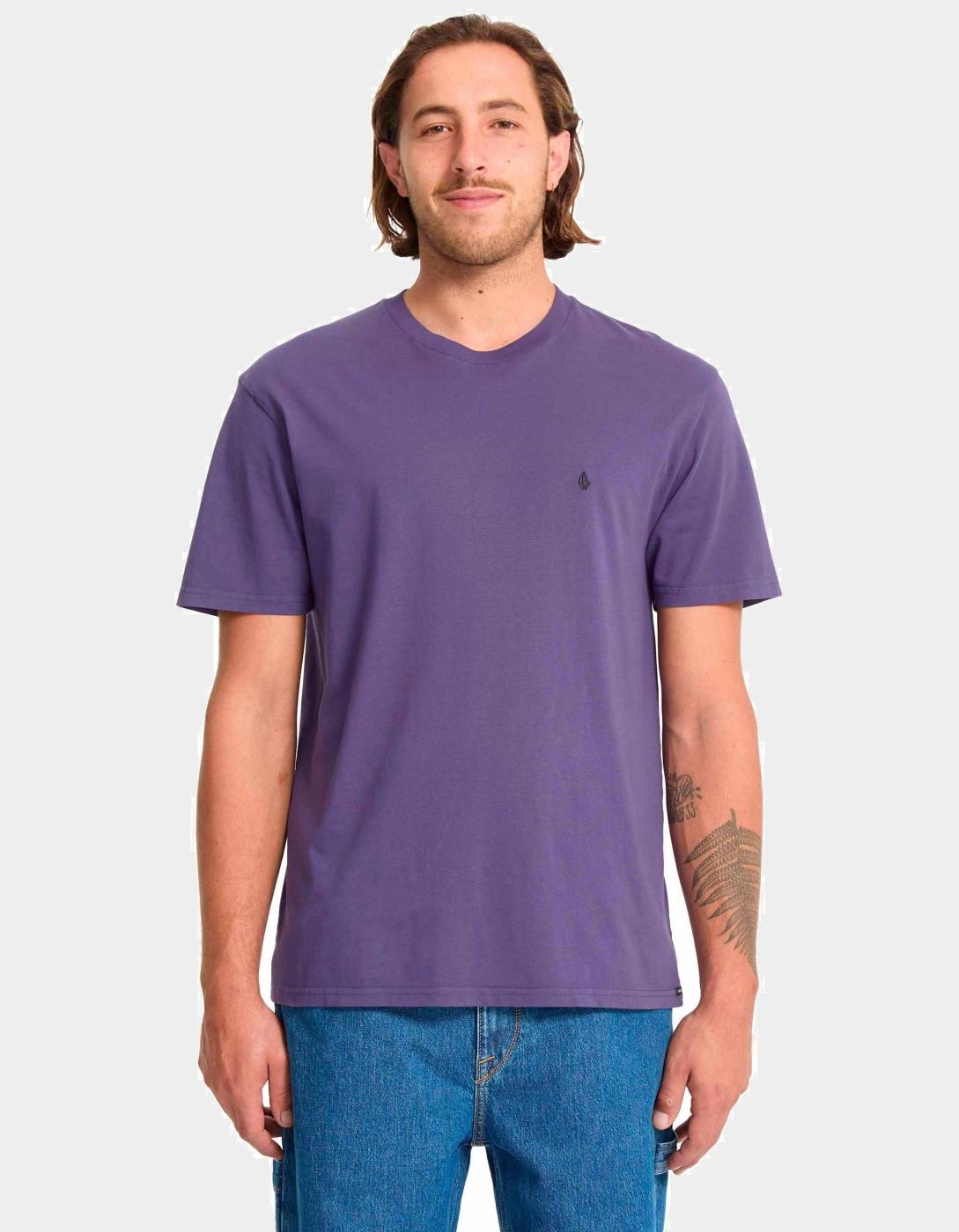 Camiseta VOLCOM SOLID STONE EMB - Dark Purple