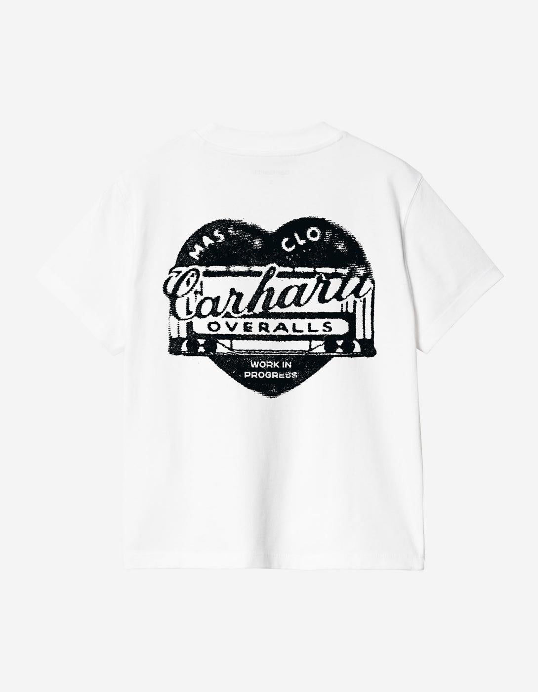 Camiseta W' Carhartt Wip GARBLE- White