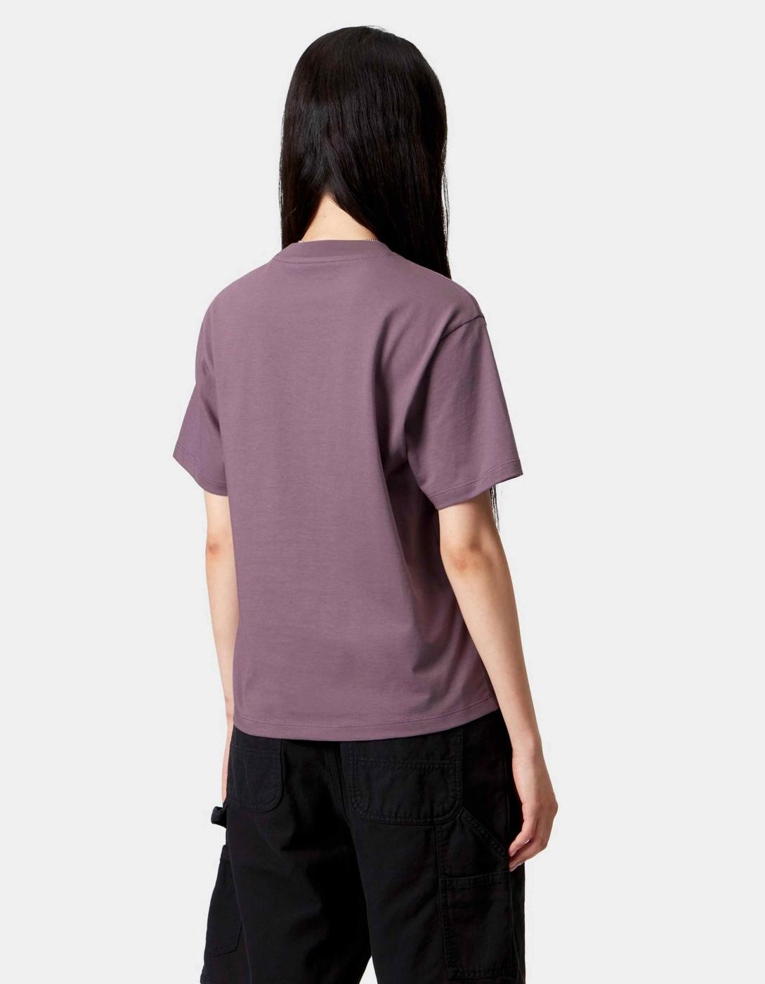 Camiseta W' CARHARTT WIP  POCKET - Phlox