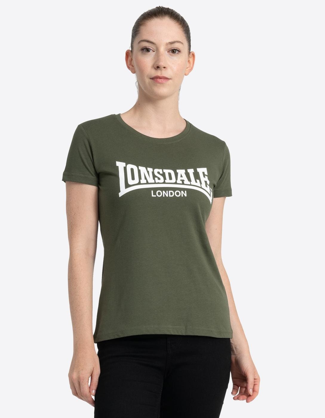 Camiseta W´ Lonsdale CARTMEL - Olive/White