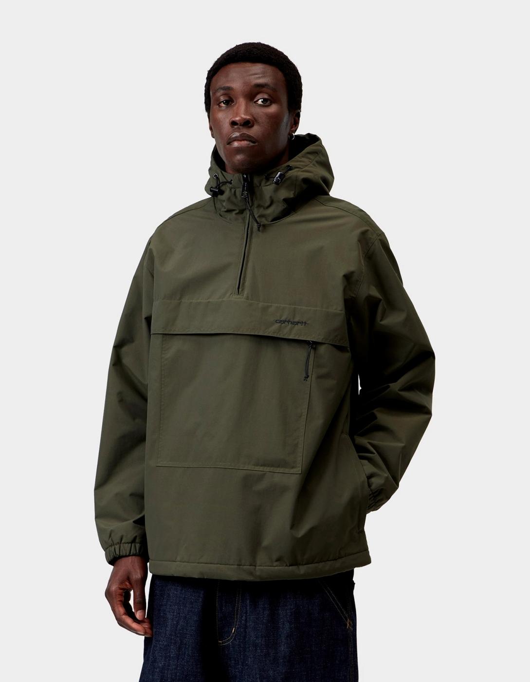 Canguro CARHARTT WIP WINDBREAKER - Cypress / Black