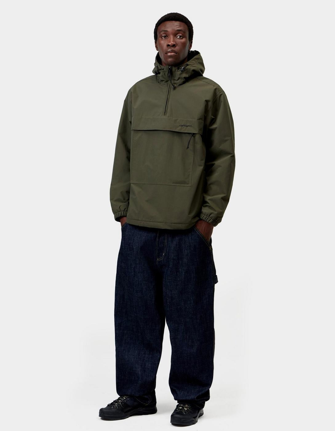 Canguro CARHARTT WIP WINDBREAKER - Cypress / Black
