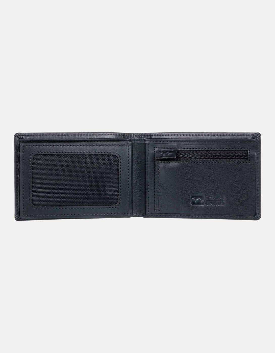 Cartera BILLABONG ARCH LEATHER - Black