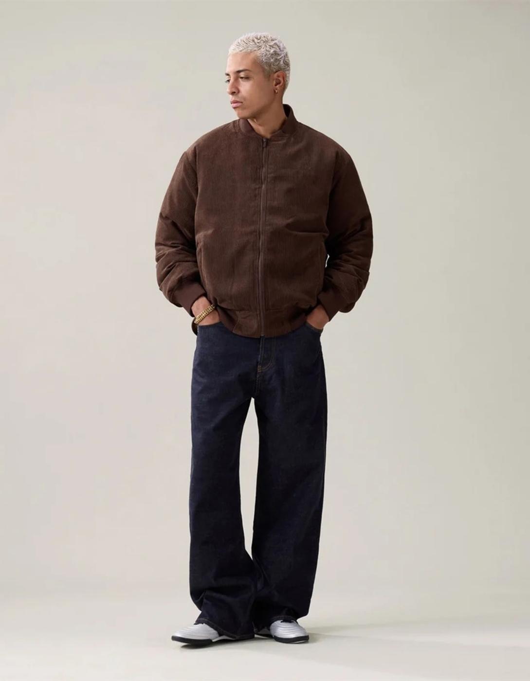 Cazadora AUTHENTIC OPILIOX - Brown Castagna/Violet