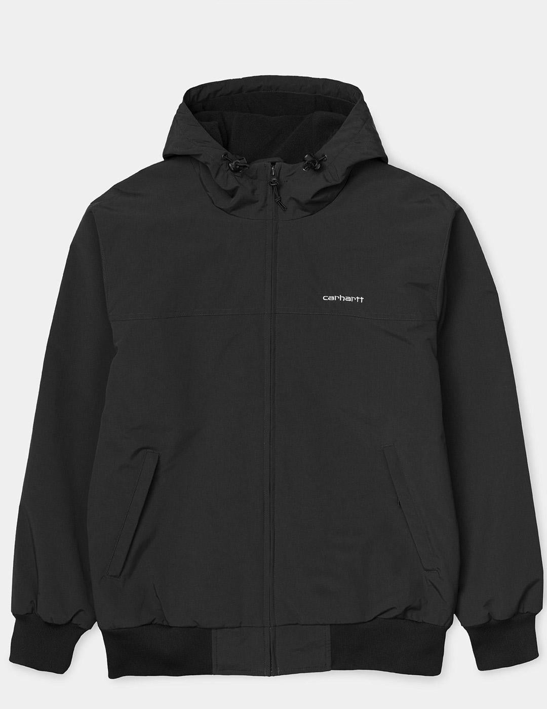 Cazadora CARHARTT WIP HOODED SAIL - Black / White