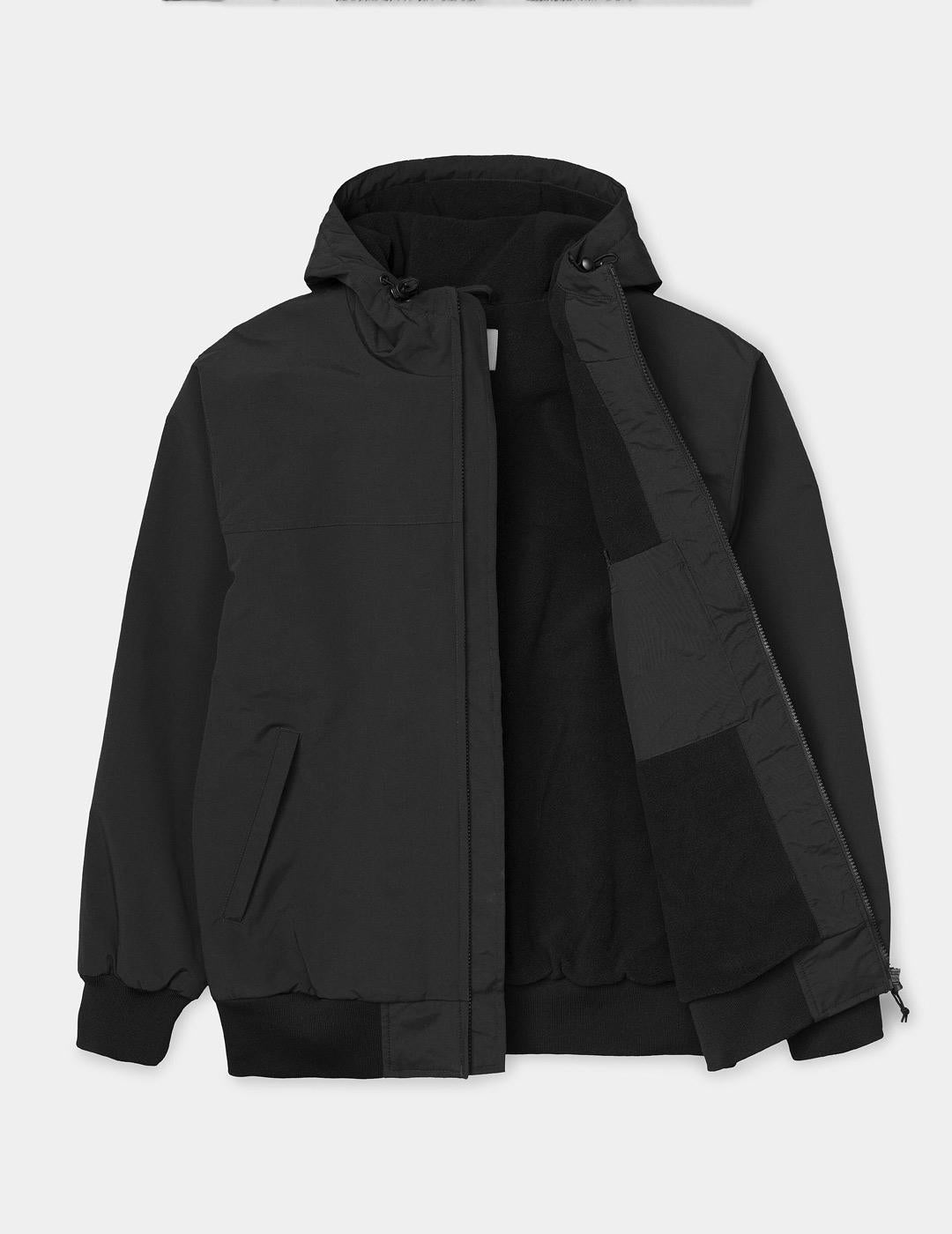 Cazadora CARHARTT WIP HOODED SAIL - Black / White