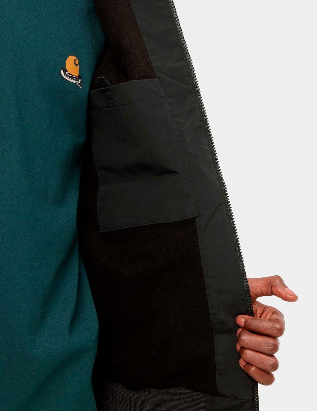 Cazadora CARHARTT WIP HOODED SAIL - Black / White